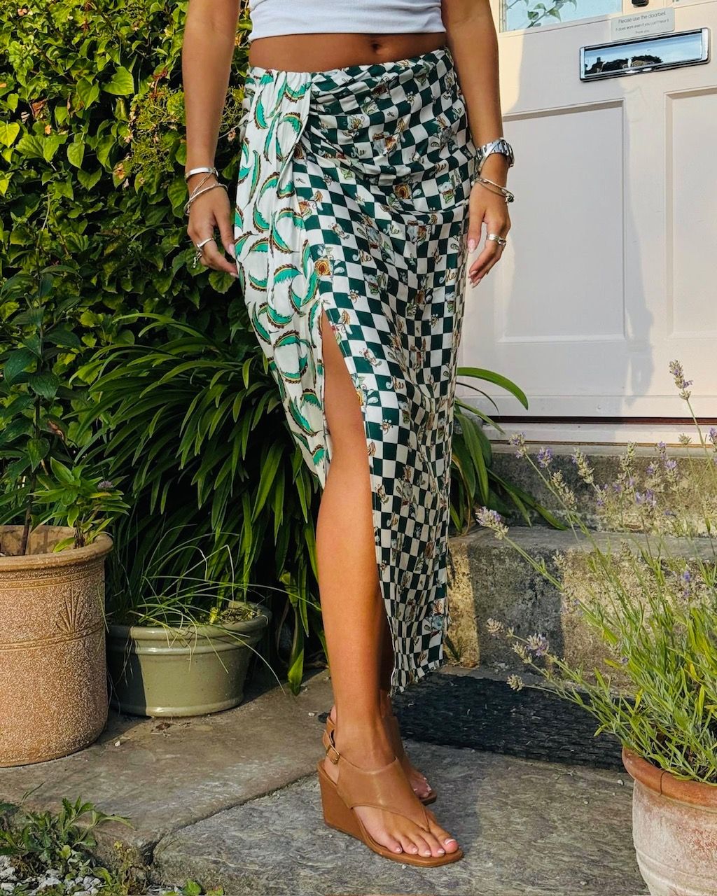 Luna Sporty Jade Tie Skirt