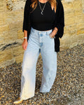 Gwen Cashmere Slouch cardigan Black