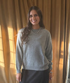 Les Tricots De Lea Grey Cashmere Jumper