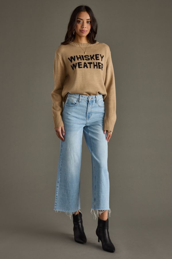Whiskey Weather Jumper Tan