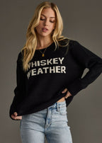 Whiskey Weather Jumper Black