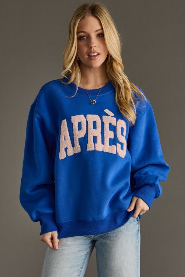 Blue Apres Sweatshirt