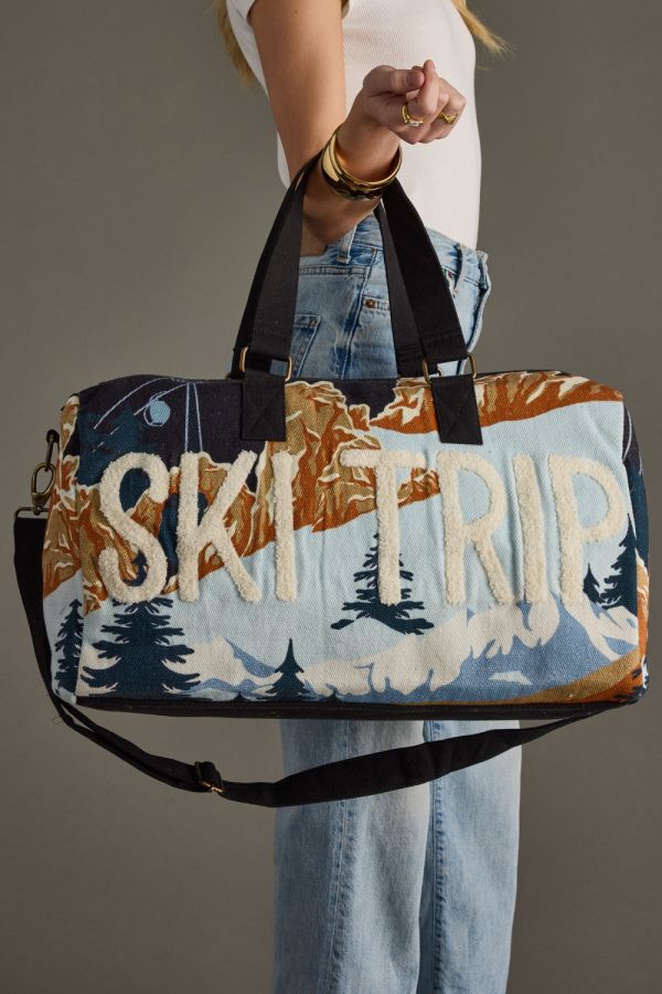 Blue Ski Trip travel bag