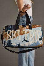 Blue Ski Trip travel bag