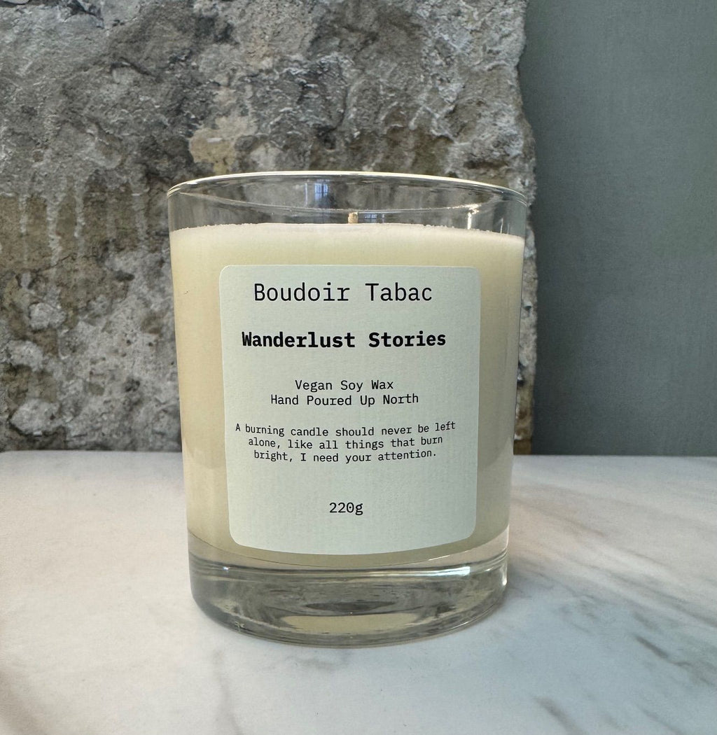 Wanderlust Stories Medium Boudoir Tabac Candle