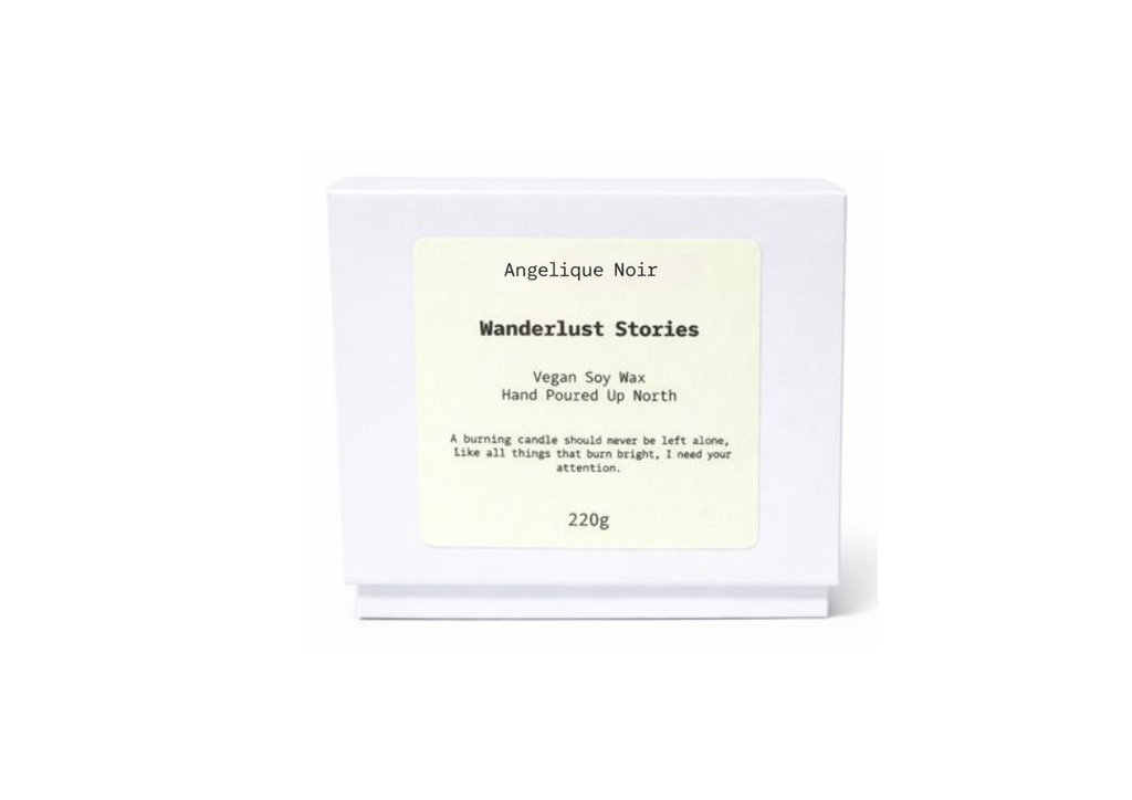 Wanderlust Stories Angelique Noir Medium Candle
