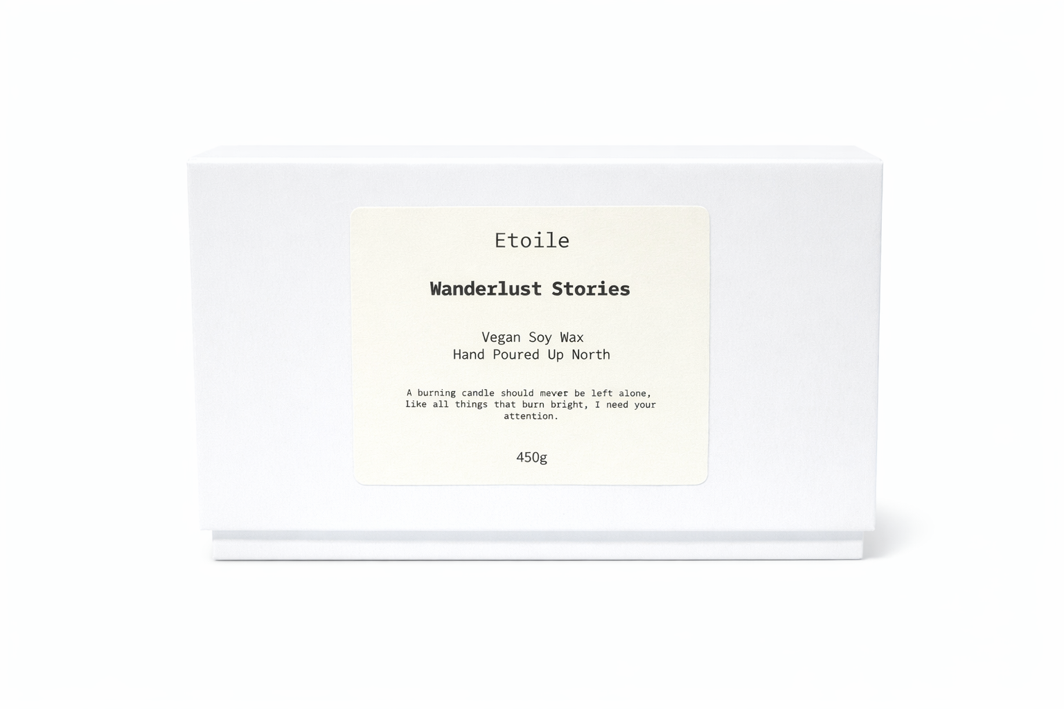 Wanderlust Stories Etoile Large Candle