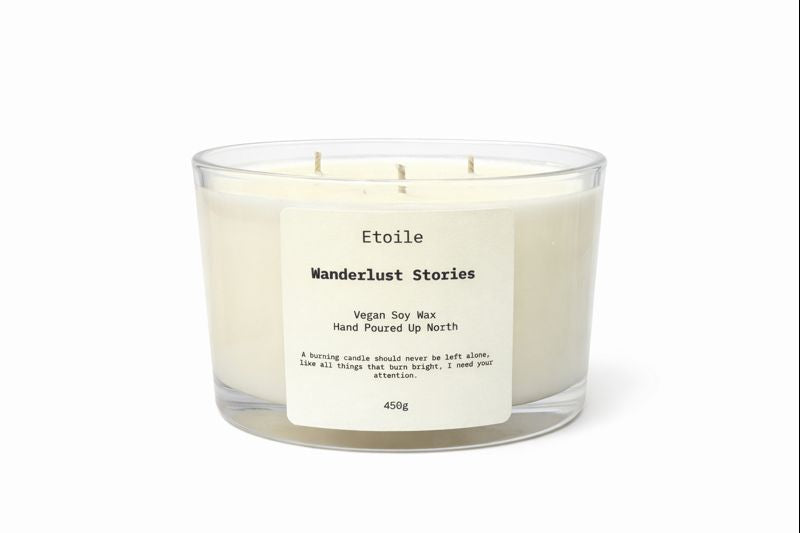 Wanderlust Stories Etoile Large Candle