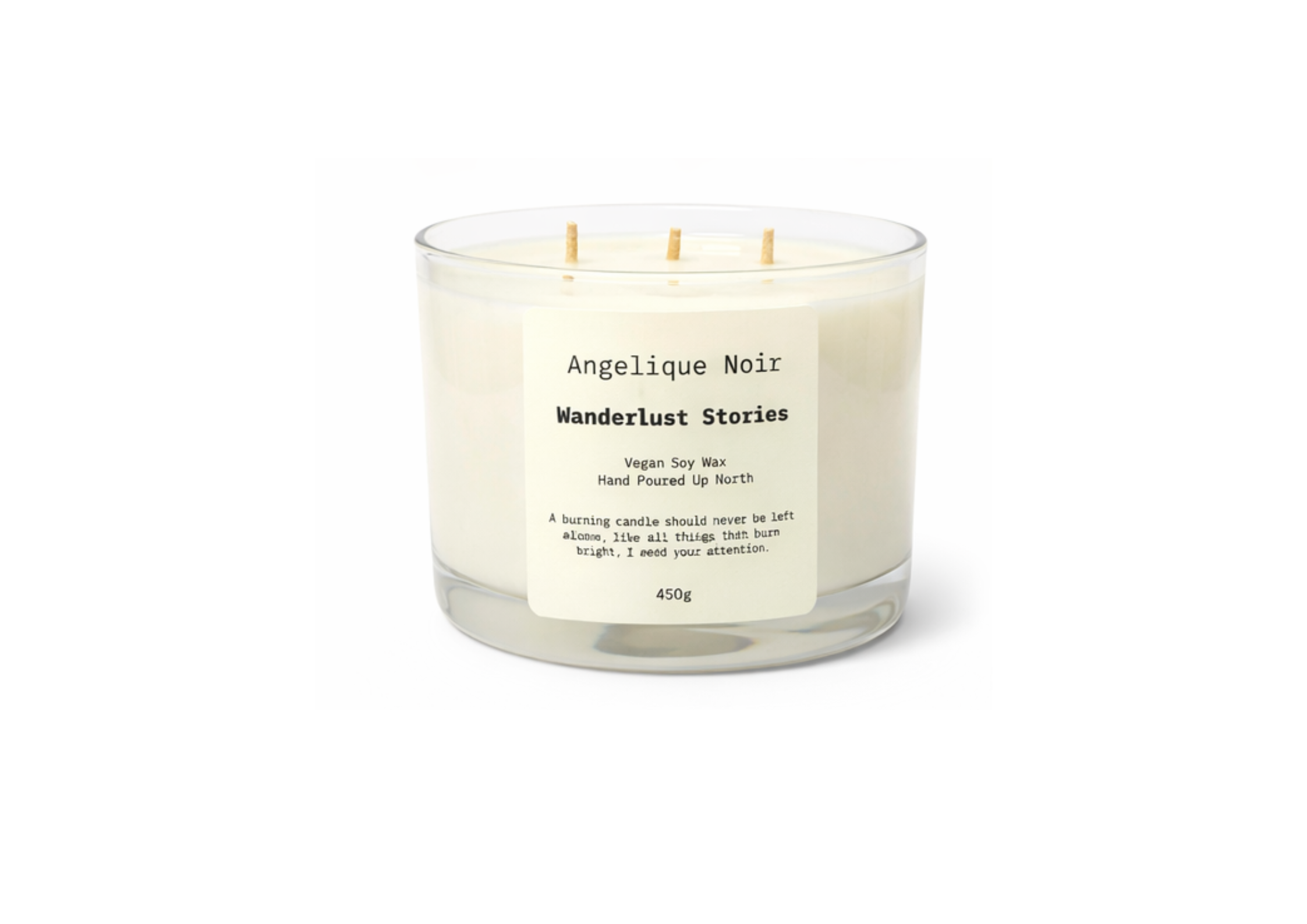 Wanderlust Stories Angelique Noir Large Candle