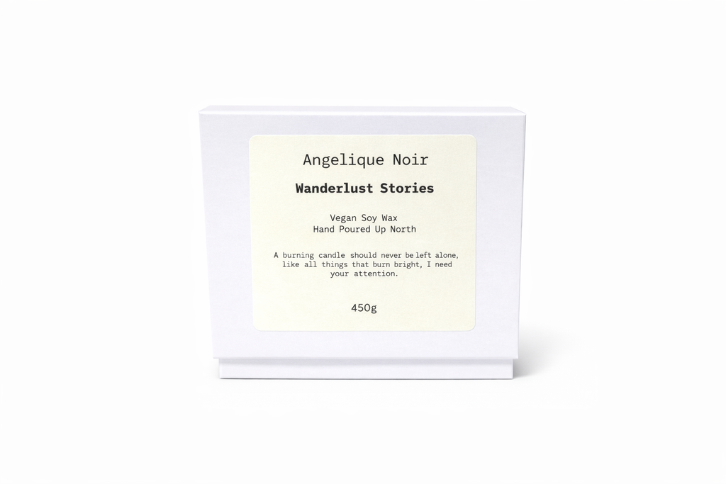 Wanderlust Stories Angelique Noir Large Candle