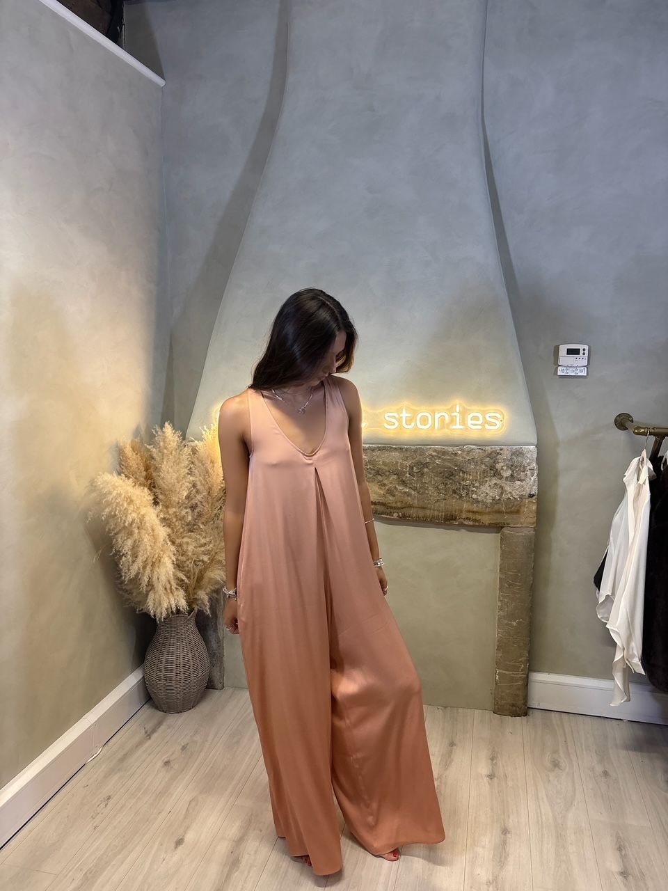 Nouvelle SILK95FIVE Joburg Jumpsuit Sand