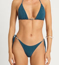 Bond Eye Beaded Ingrid Bikini Top Ink