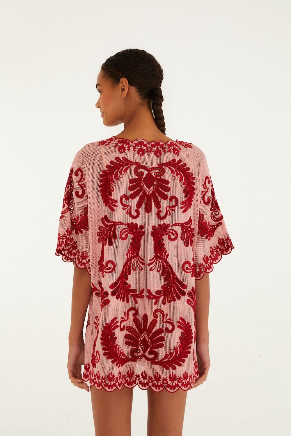 Farm Rio Arabesc Light Pink Dress