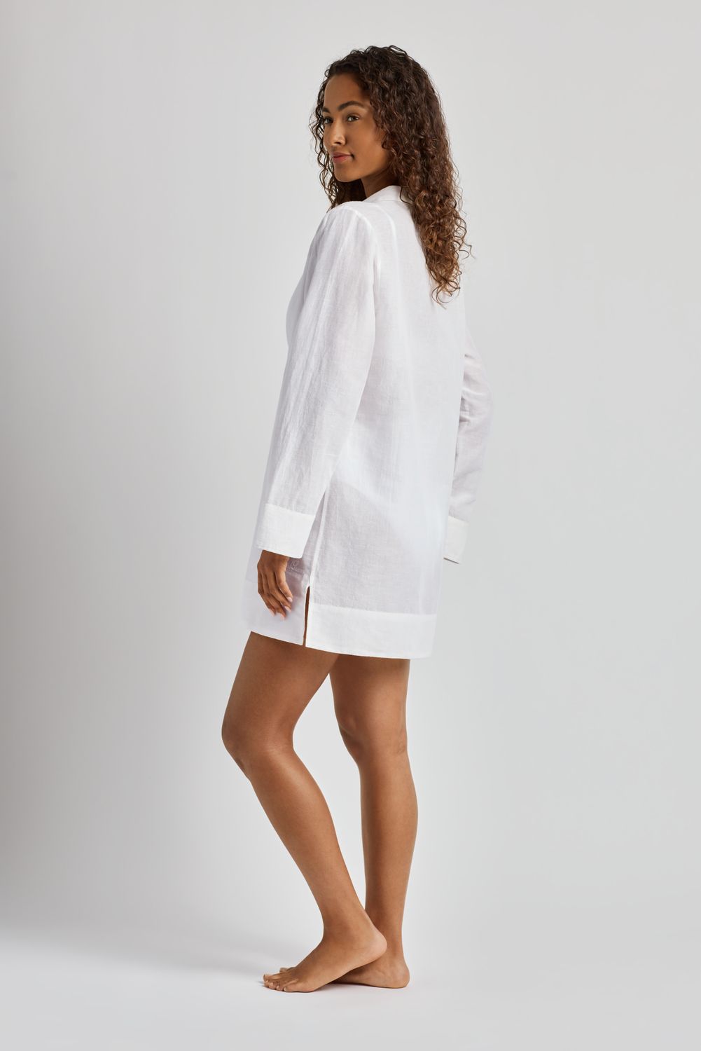 Lauren by Ralph Lauren White Cuff Tunic White