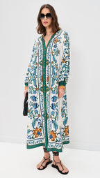 Farm Rio Flora Tile Off White Maxi