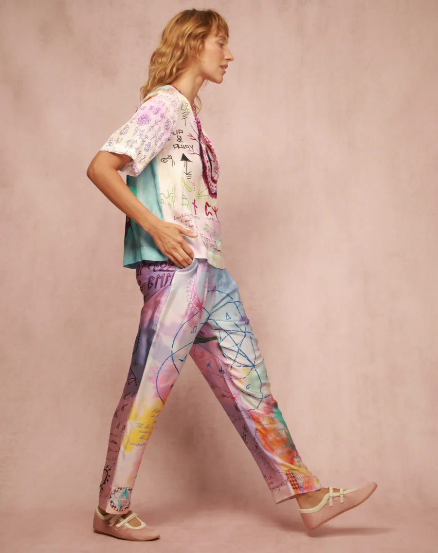 ME369 Lydia Trousers in Runic Whisper