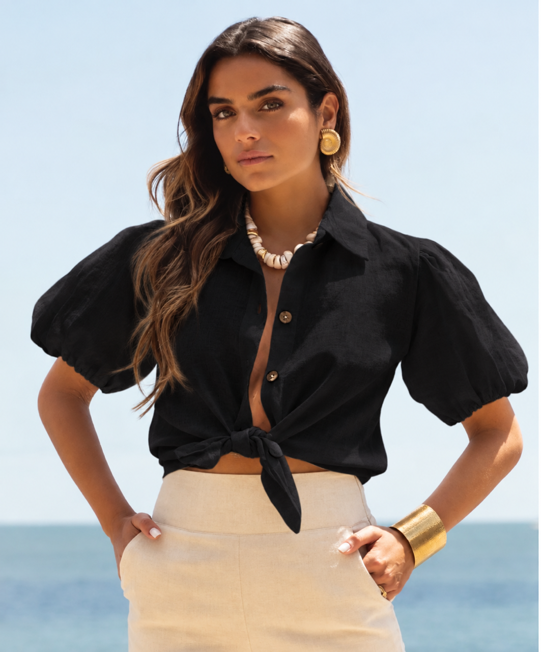 Sole Lisboa Amalfi Shirt Black