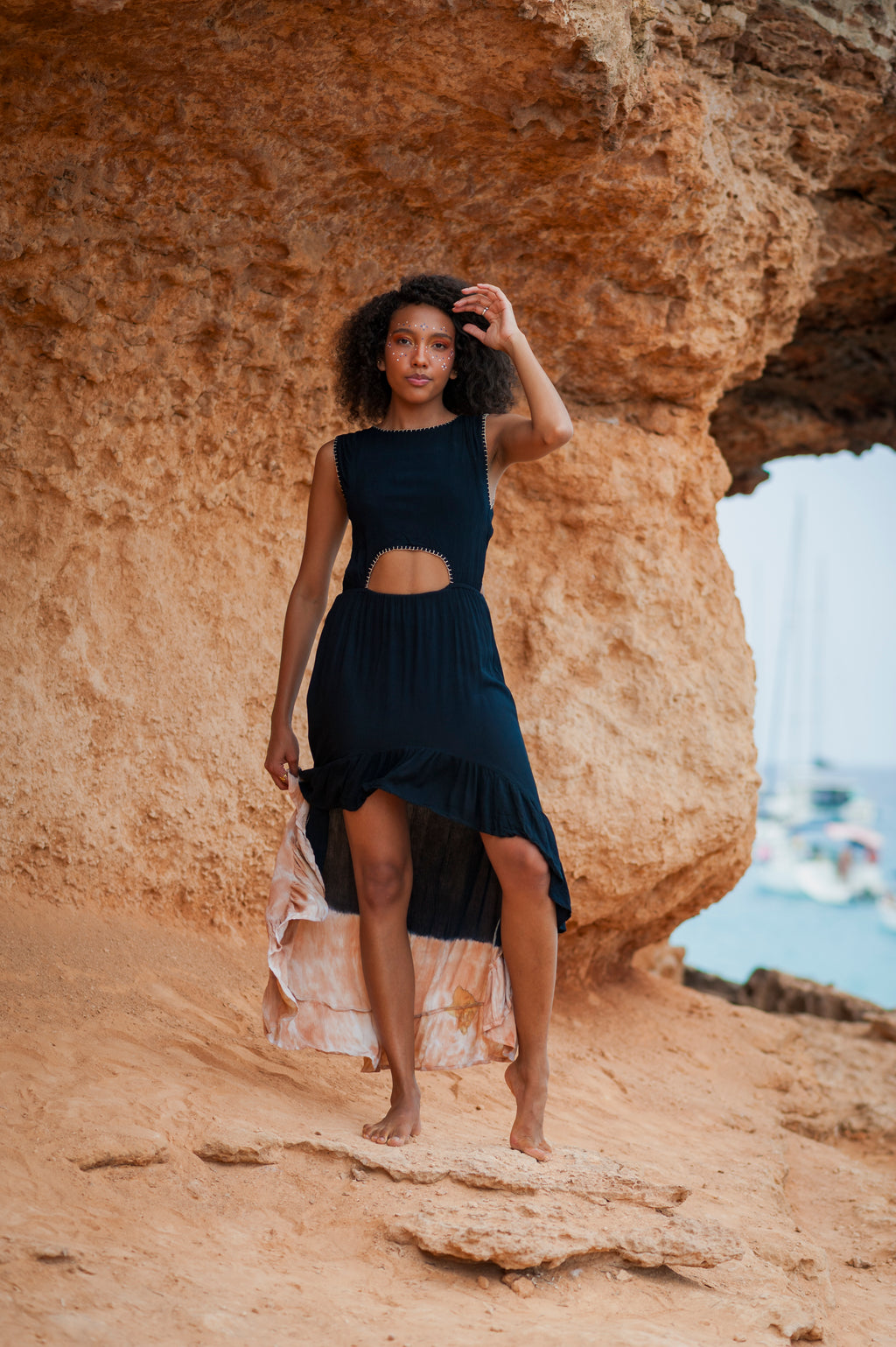 Pampita Island Besanti Dress Black