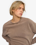 Colorful Standard Womens Classic Organic Crew Faded Khaki