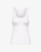 Colorful Standard Women Organic Rib Tank Top Optical White