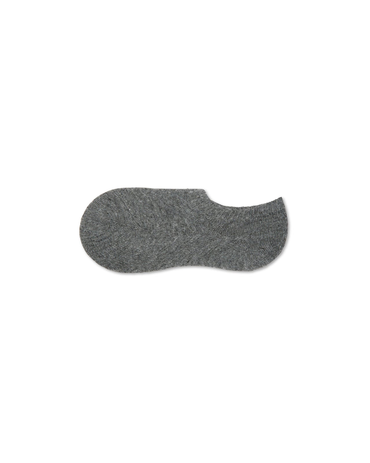 grey marl cashmere trainer sock