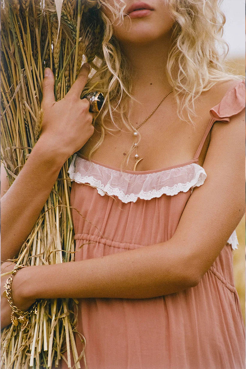 Spell Poison Peach Mini Dress