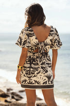 Sole Lisboa Havana Black Noir Botanic Dress