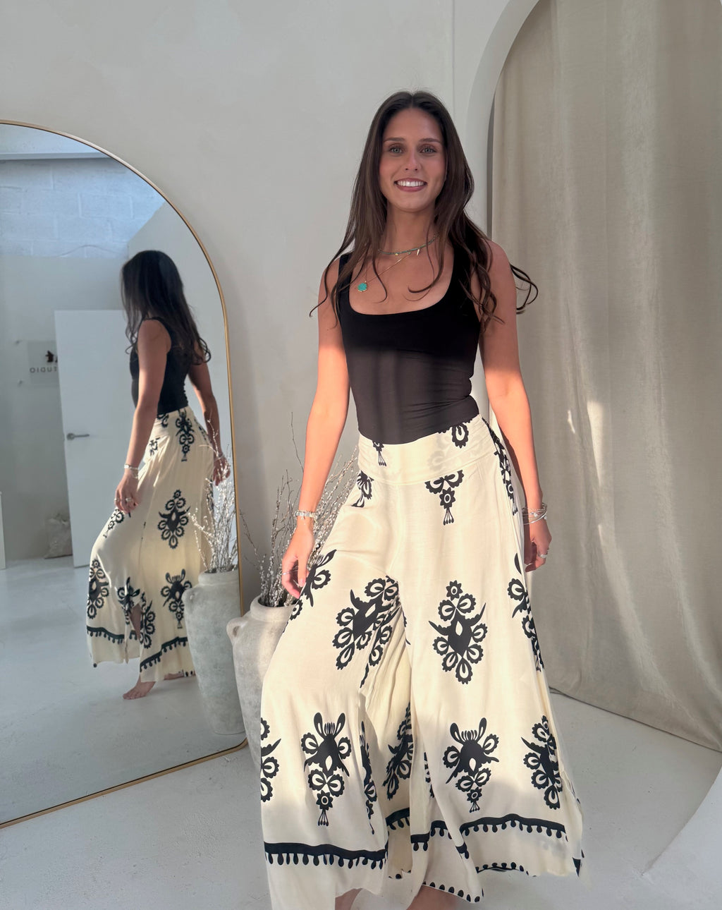 Pampita Island Edy Trousers Ethnic Print