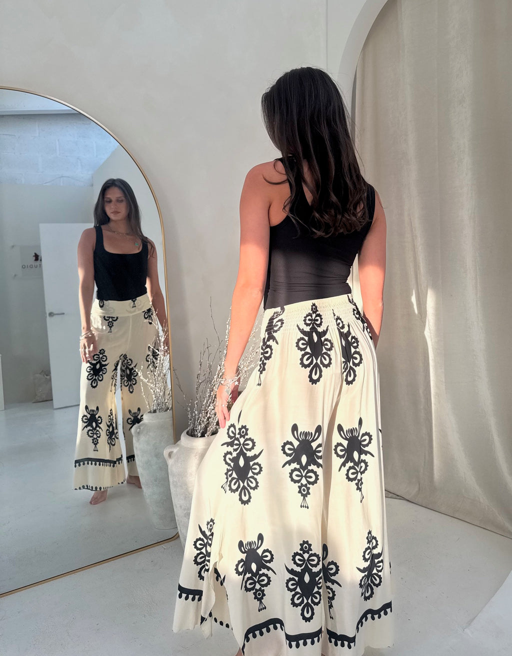 Pampita Island Edy Trousers Ethnic Print