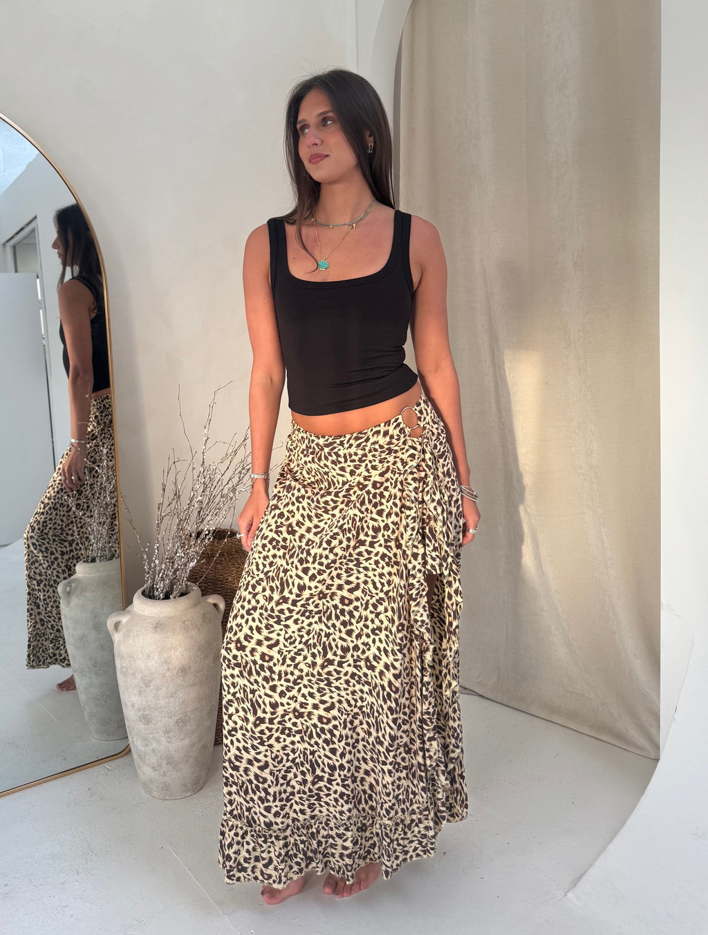 Pampita Island Cymande Skirt Print