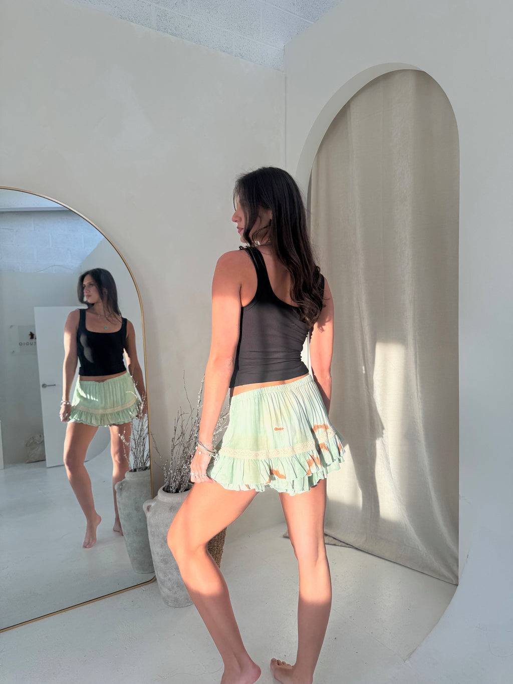 Pampita Island Lici Skort Light Blue
