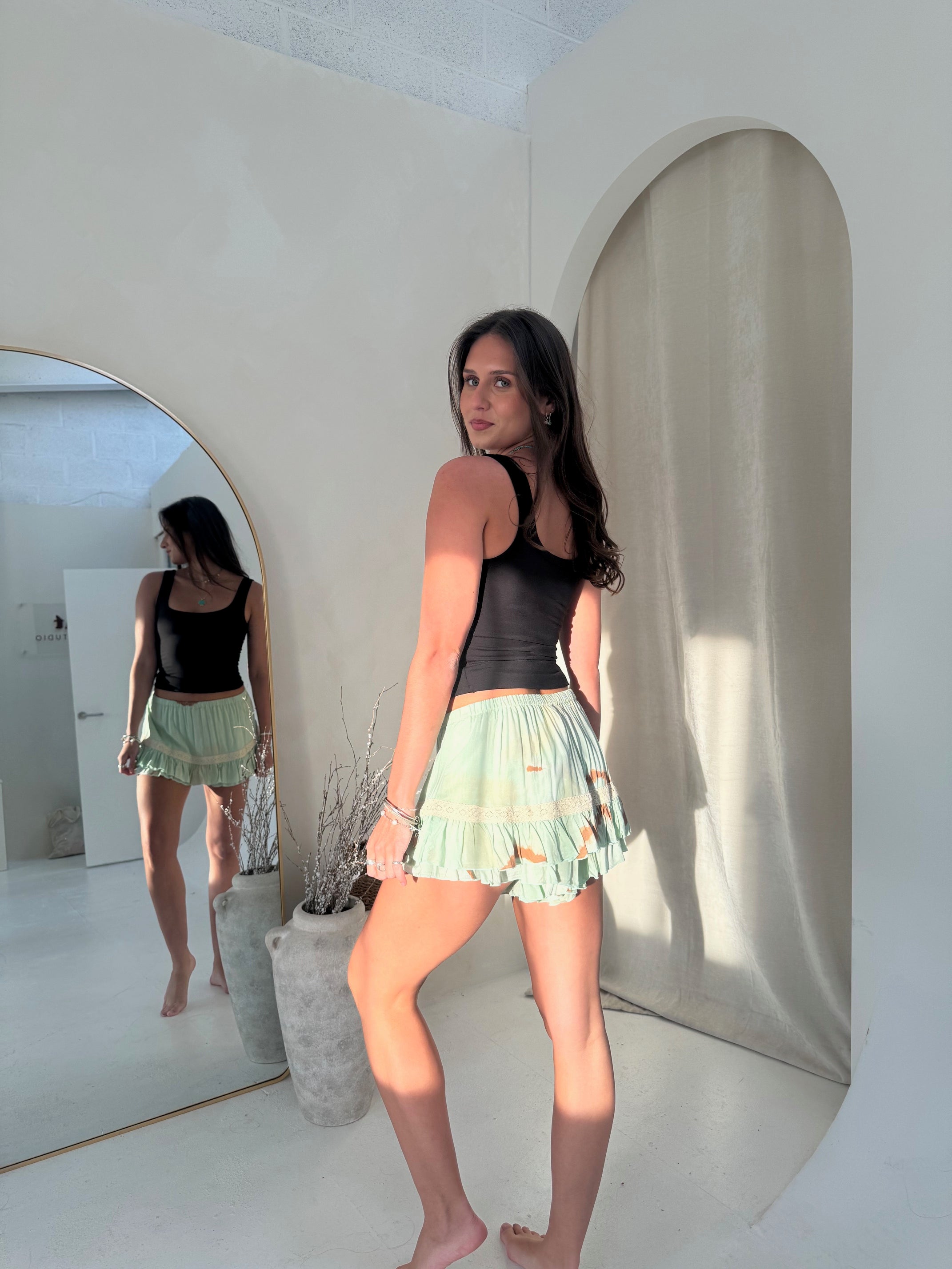 Pampita Island Lici Skort Light Blue