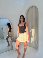 Pampita Island Lici Skort Butter Yellow