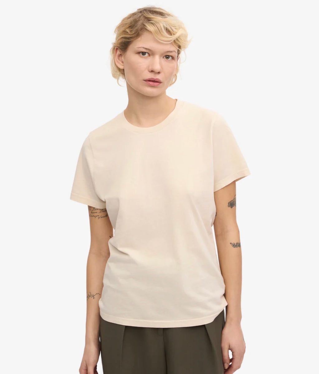Colorful Standard Womens Organic Light Tee Ivory White