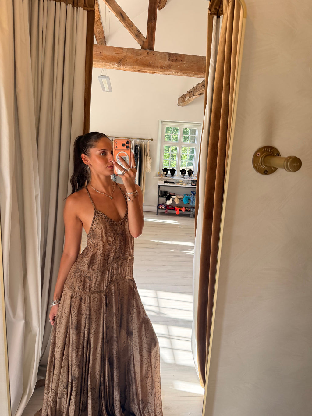 Toulouse Snake Dress by Mes Demoiselles Paris