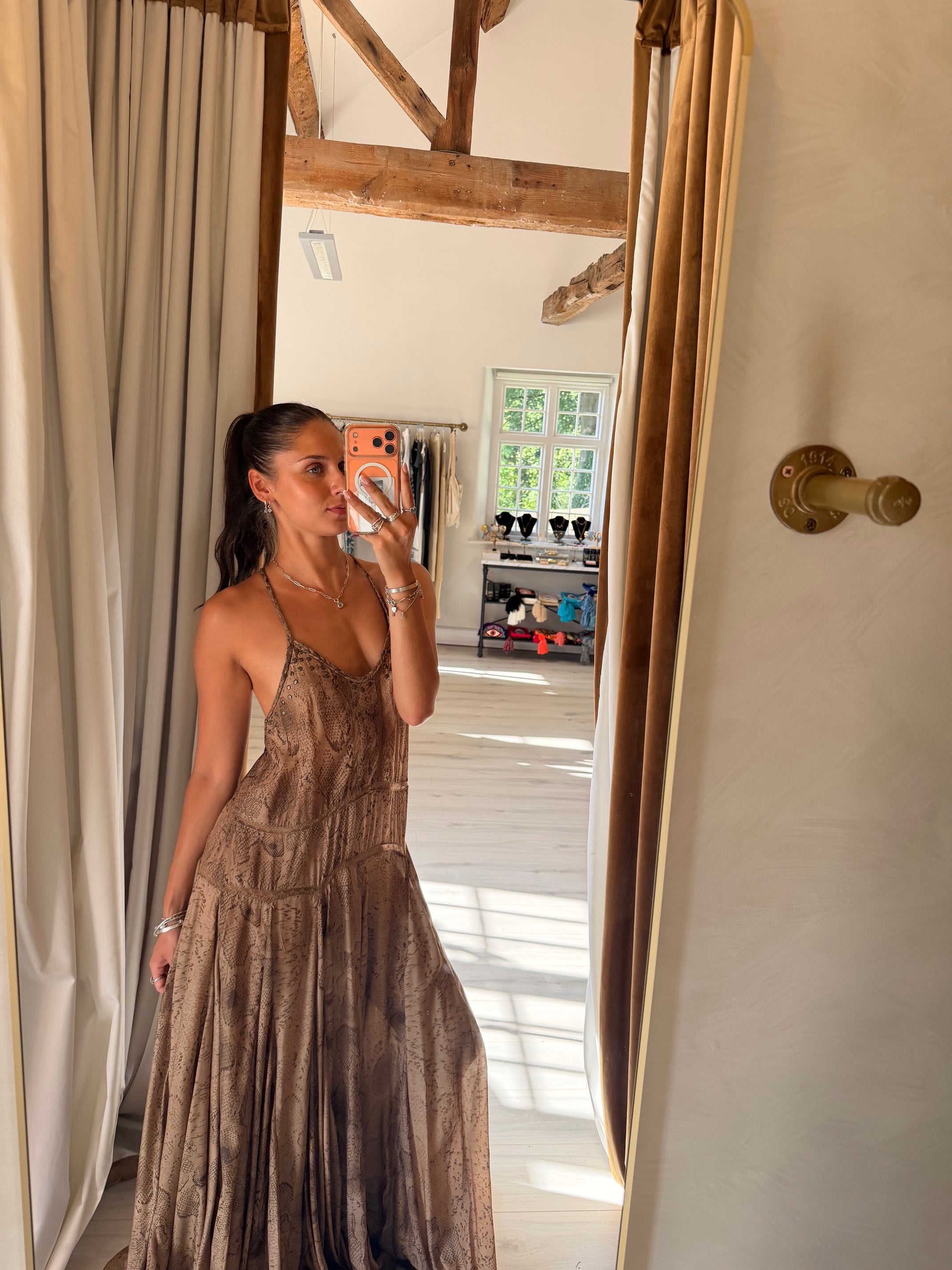 Toulouse Snake Dress by Mes Demoiselles Paris