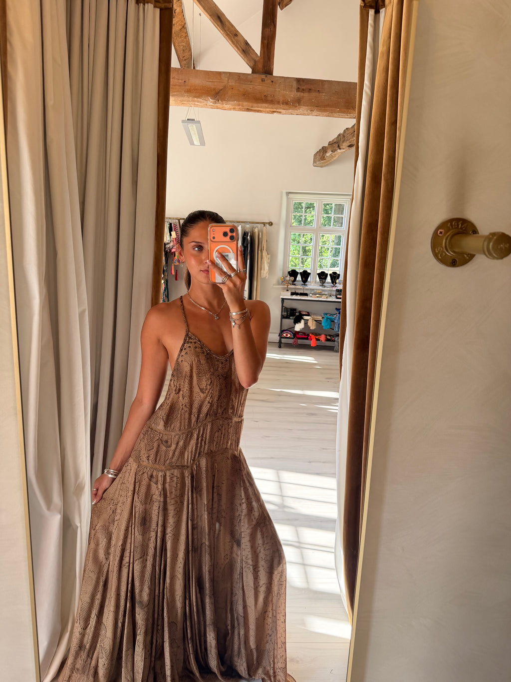 Toulouse Snake Dress by Mes Demoiselles Paris