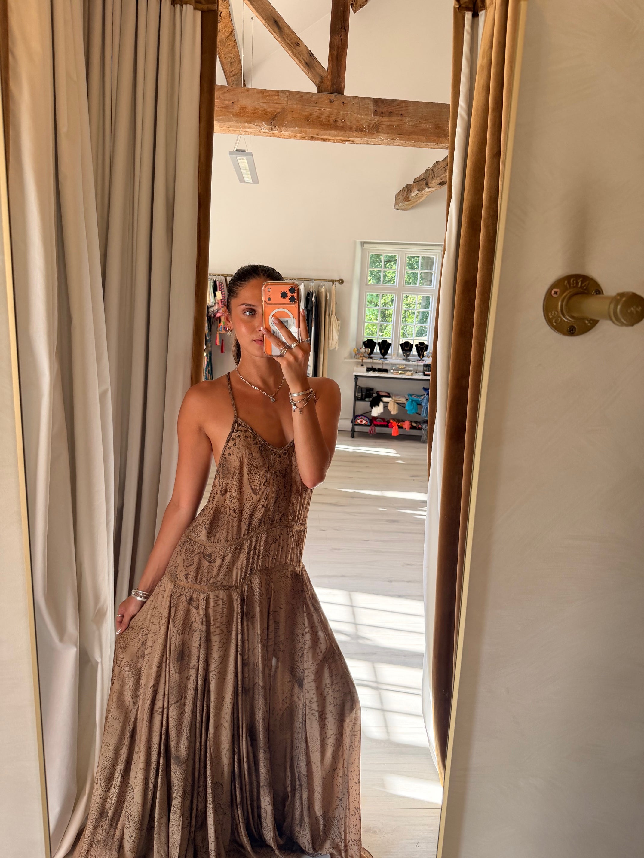 Toulouse Snake Dress by Mes Demoiselles Paris