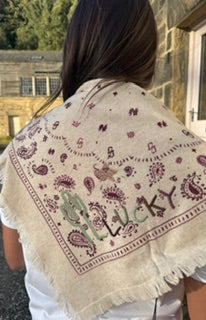 sable bandana print scarf lucky cactus