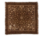 EMBROIDERED LEOPARD PRINT SCARF