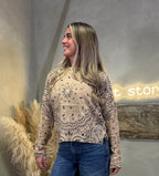 Ma Petit Capsule Route 66 Sweater Camel