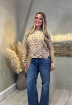 Ma Petit Capsule Route 66 Sweater Camel