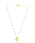 Talis Yellow Jade Protective Hand Pendant Necklace
