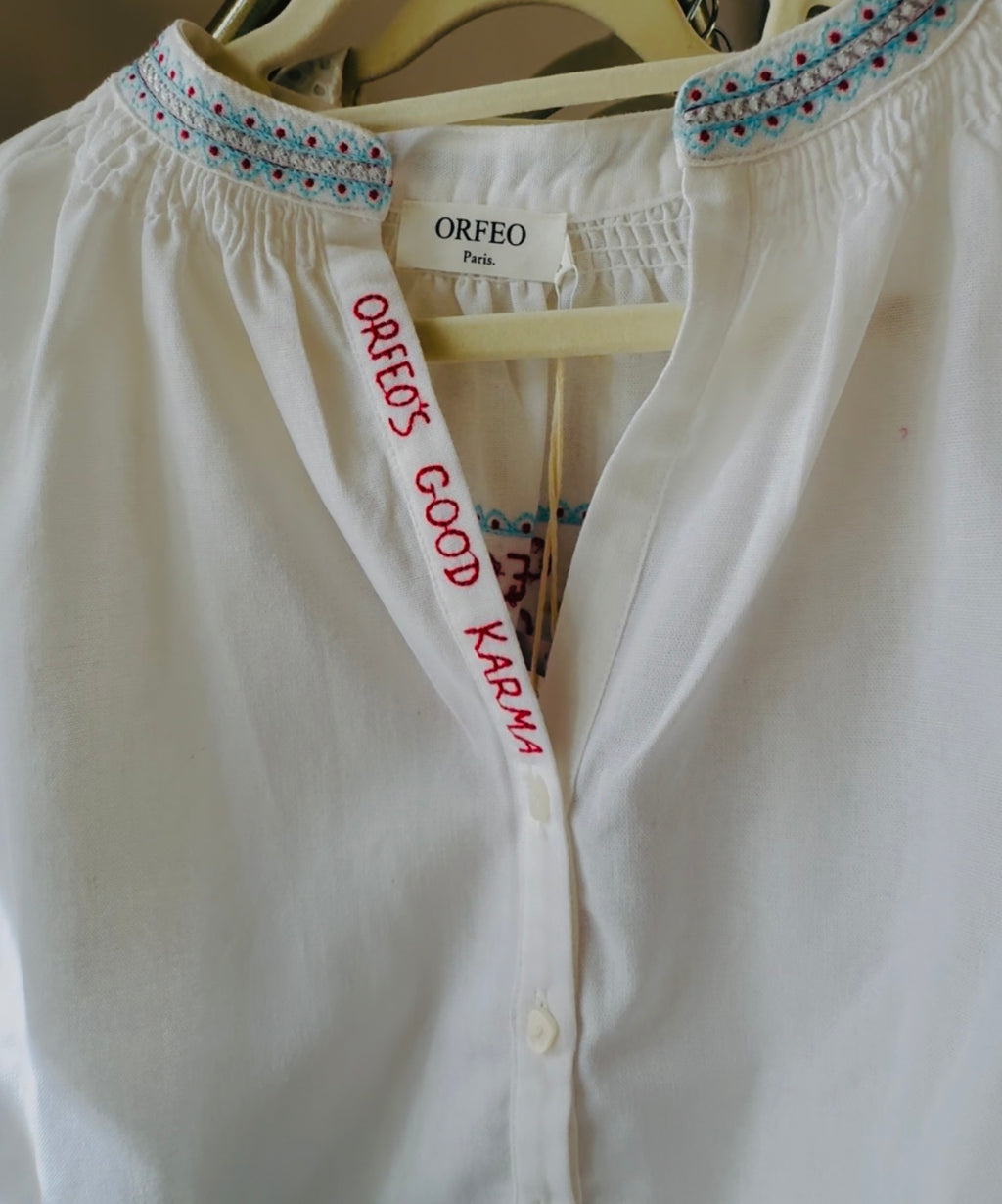 Orfeo Paris Danielle Good Karma Blouse