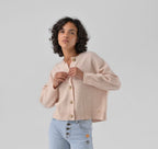Orfeo Paris Wayra Pale Pink Cardigan