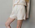 Marule & Love Linen Sienna Shorts Warm Sand