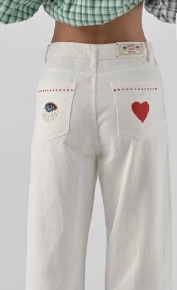 Orfeo Paris  Vinciane Jeans Ecru