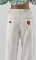 Orfeo Paris  Vinciane Jeans Ecru