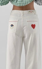 Orfeo Paris  Vinciane Jeans Ecru
