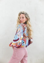 Jaase Wild Hearts Maxi Blouse